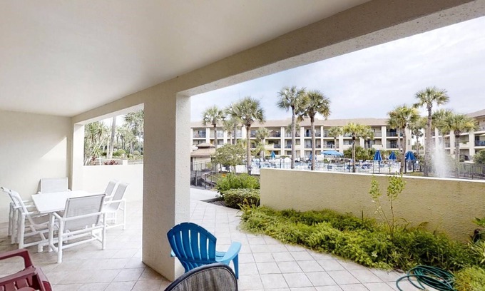St. Augustine Beach Condo | Ocean Villas 100: 3 bedroom condo with huge patio, 2 pools and beach access