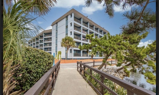 Myrtle Beach Condo | OCEANFRONT 1st floor unit! Steps away from the beach AND multiple pools!