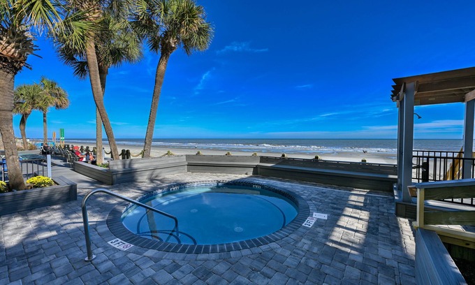 Garden City Condo | Oceanfront 2bed/2bath-Water's Edge Resort-802 Indoor/Outdoor Pool & Hot Tub