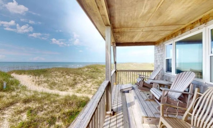 Frisco House | Oceanfront 4BR/3BA with Epic Views – Stay at Beach Please on Hatteras Island