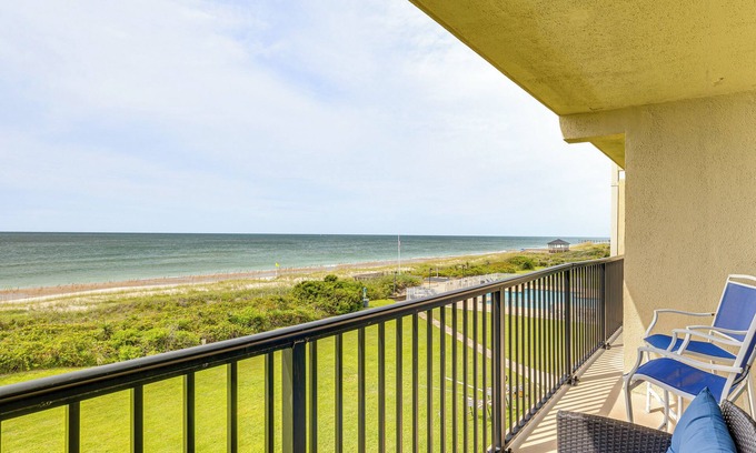 Atlantic Beach Condo | Oceanfront Atlantic Beach Condo w/View!