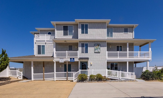 Sandbridge House | Oceanfront, Direct Beach Access, Pool, Sleeps 16!