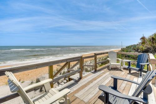 Beverly Beach House | Oceanfront Flagler Beach Home with Decks and Gas Grill