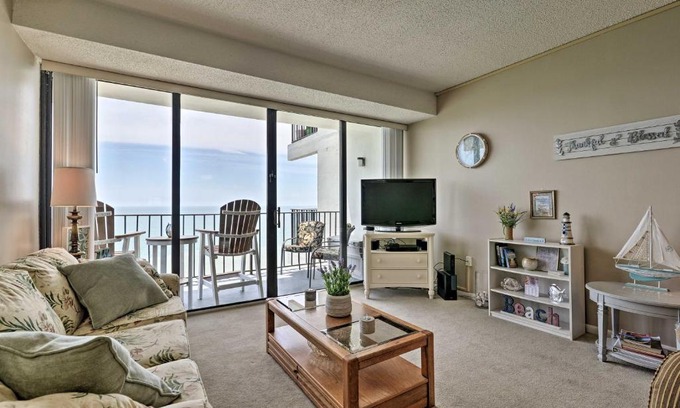 Garden City Apartment | Oceanfront Garden City Beach Condo For Families!