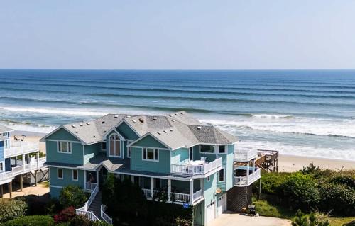 Ocean Hill House | Oceanfront Gem w Pool and Spas GameRm Dune Walkover
