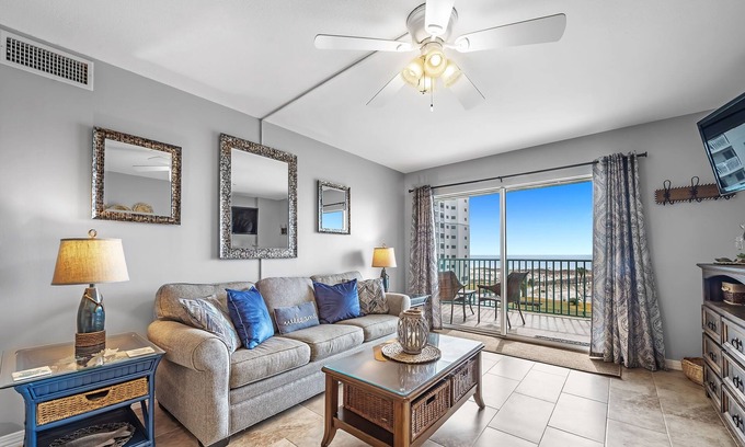 Fort Morgan Condo | Oceanfront Gulf view - 2 bed/2 bath condo: pools, balcony, tons of amenities!