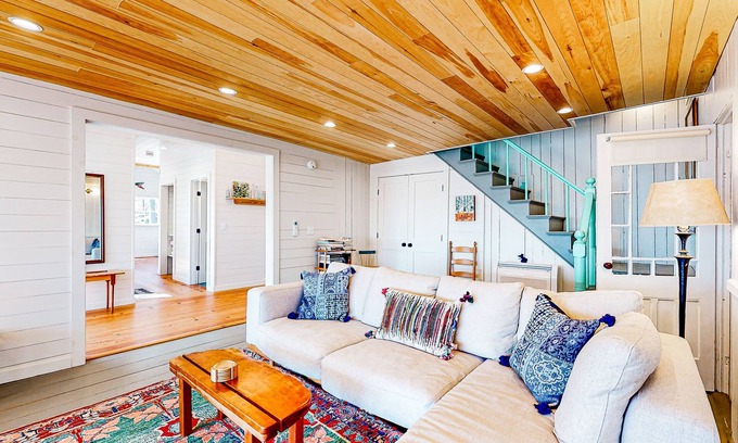 Rockport House | Oceanfront home on 6 acres with multi-level deck & spectacular view
