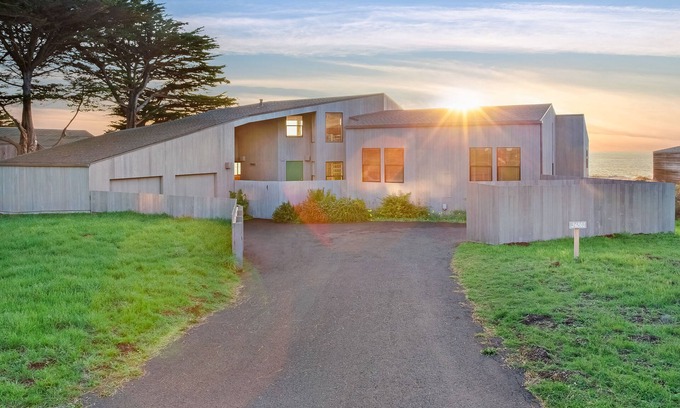 Sea Ranch House | Oceanfront home with amazing ocean views, pool, & private hot tub - near trail