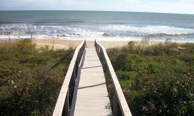 Croatan Beach House | Oceanfront House on the beach at Croatan