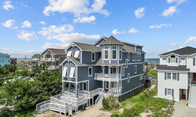 South Nags Head House | Oceanfront Luxury 8-BR Home - Carolina Designs House #766
