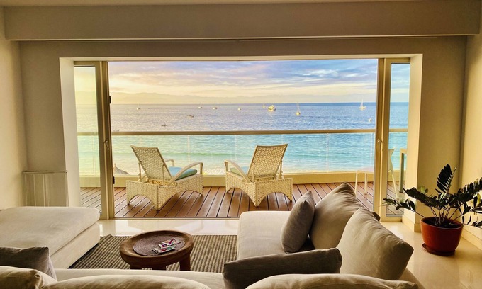 Emiliano Zapata Condo | Oceanfront Luxury Condo Steps to Best Beach in Punta de Mita