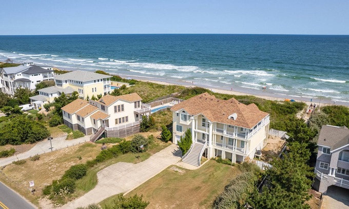 Whalehead Beach House | OCEANFRONT, Private Pool, Close to Beach Access, Ocean Views, Pool Table, WL925, Iselin