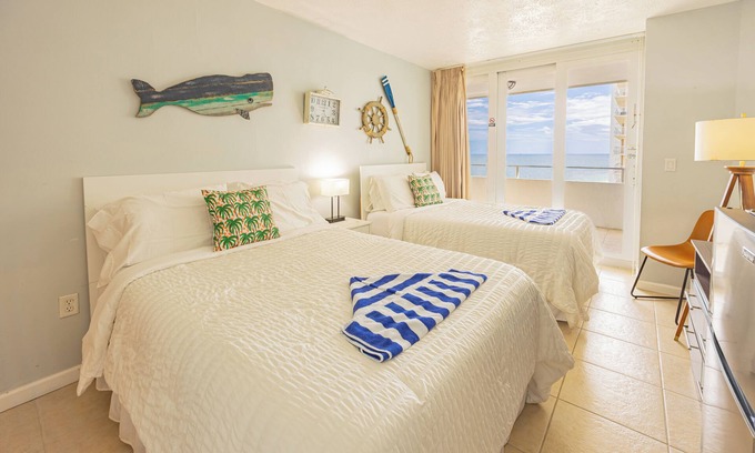 Barrier Island Condo | Oceanfront Resort, Private Oceanview Balcony, 8th Floor