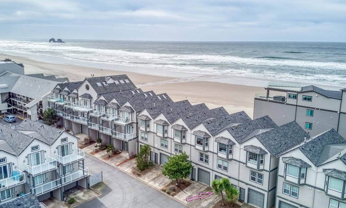 Rockaway Beach House | Oceanfront Sports Multiple Balconies, Bonus Room, King Suite!