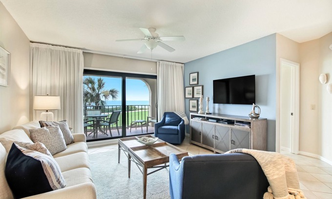 Fernandina Beach Condo | Oceanfront Turtle Dunes Villa with Gorgeous Views! 2-Minute Walk to Sand!