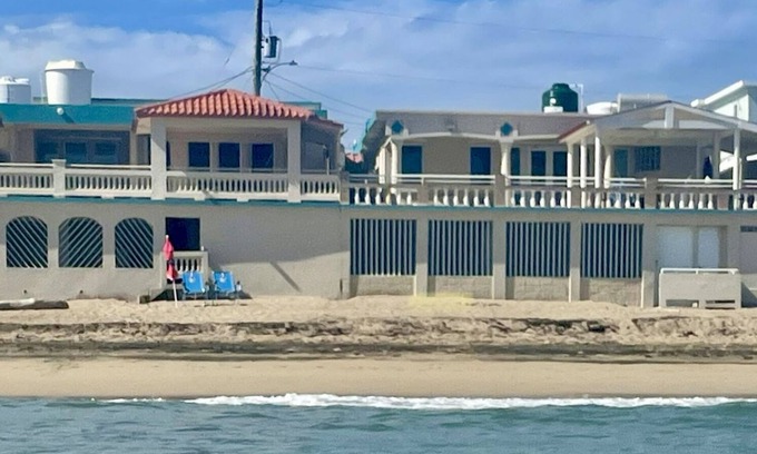 Rio Grande House | Oceanfront Two Side-by-Side Houses Sleeps 18 Near Rincon w/Private Beach Access