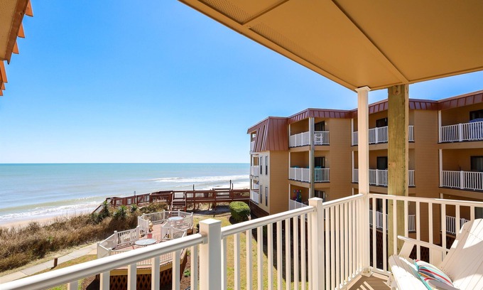Sneads Ferry Condo | Oceanfront Bliss at "Wave Raider" -Perfect Getaway