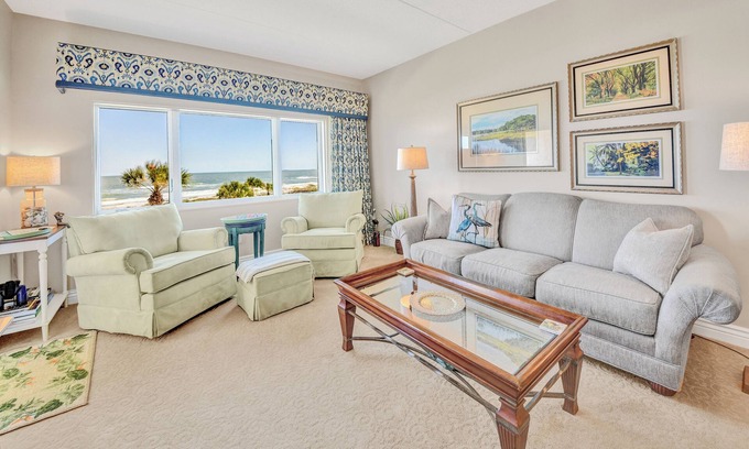 Fernandina Beach Condo | Oceanfront Views at Sea View on AIP Resort