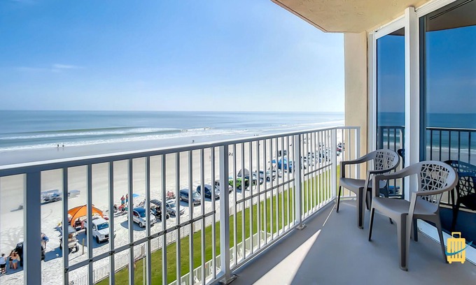 New Smyrna Beach Condo | Oceania 506:Panoramic Views,Steps to Flagler