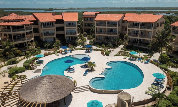 San Pedro Resort | Oceanview Condo with Balcony & Resort Pool Access | Residences at Barrier Reef