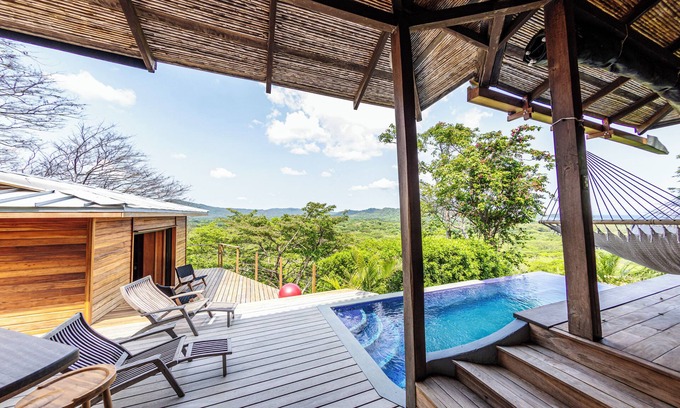 Rancho Santana House | Oceanview, Hillside retreat looking over the valley, minutes from the beach