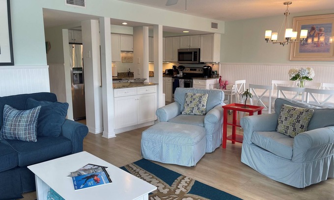 Wrightsville Beach Condo | Oceanview on Banks Channel w/private pier and boat slips