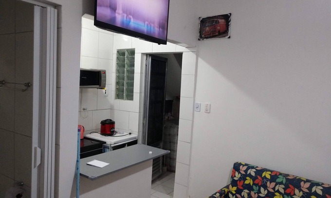 Vila Assuncao Apartment | Ocian Center 500 meters from the Beach, WI-FI, Cozy Family Studio