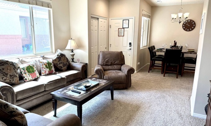 Mesquite Condo | Ocotillo Oasis by Mesquite Vacation Rentals in the Heart of Mesquite with Community Pool Access!