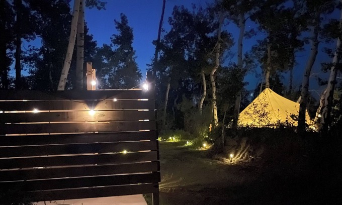 Glenwood Springs RV Rental | Off-Grid Yurt in White River National Forest Pet-Friendly!