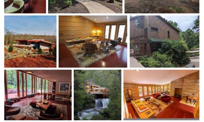 Brownfield House | Ohiopyle & Frank Lloyd lovers tourist dream