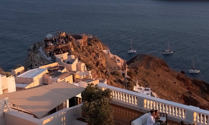 Oia Villa | Oia Mansion 4 Bedroom Villa With Panoramic Sunset View