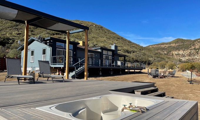 Ojai House | Ojai Wilderness Mountains - Sespe Retreat House 100% Solar
