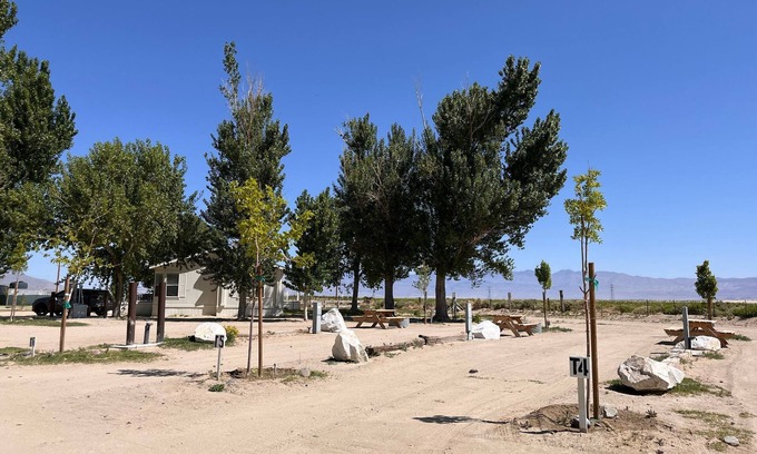 Olancha RV Rental | Olancha Lakeside Tent Site #4 in Eastern Sierras