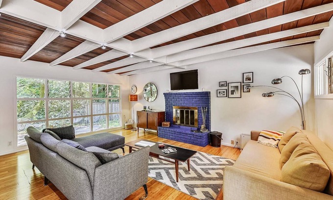 Cazadero Cabin | Old Caz Cottage ~ Stylish Mid-Century Décor Nestled Amongst the Redwoods.