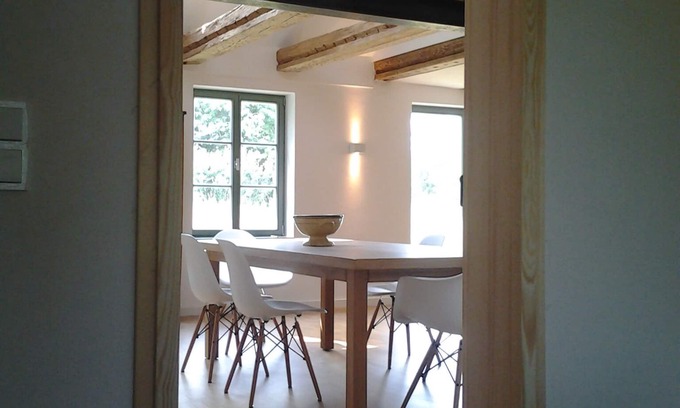 Ummanz House | Old renovated farmhouse, ca.1840, high quality furnishings with Bodden view