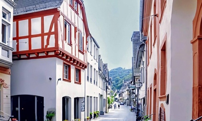 Mainz-Bingen Apartment | Old Town Quarter - Up to 4 or up to 16 Guests- Medieval Charm with Castle View