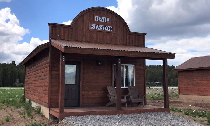Island Park Cabin | Old West Escapes, Rail Station
