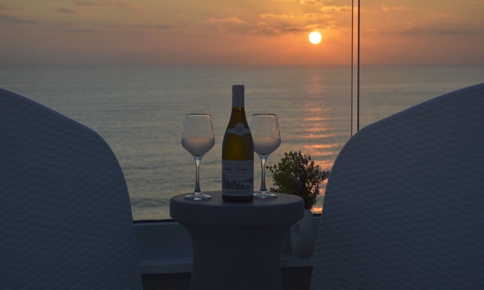 Kissonerga House | Olymp Luxury House - Beachfront House with Amazing Sea Views and a Private Pool.