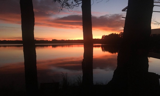 Eagle River House | On snowmobile trail via lake or road. Eagle River Chain, on Catfish Lake.
