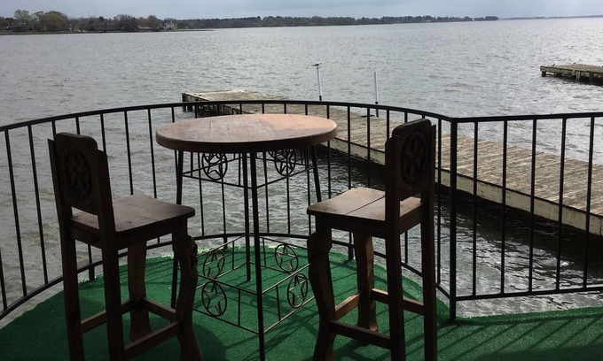 Seven Coves Condo | On the water just like being on a boat; but, you have a full bath and can BBQ!!