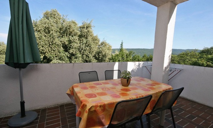 Cizici Apartment | One bedroom apartment with terrace and sea view Čižići, Krk (A-5469-b)