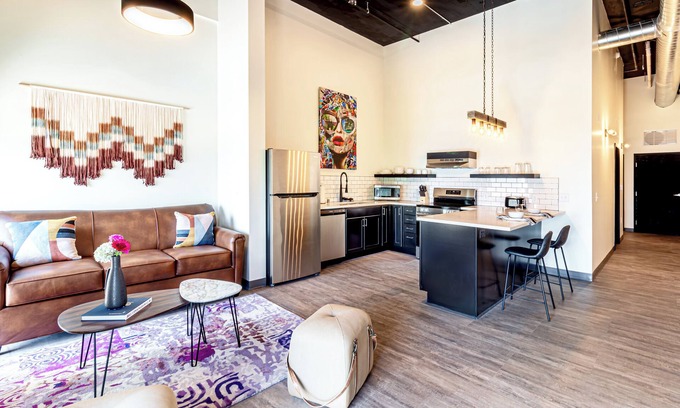 Madison House | One Bedroom King with views of the heart of downtown.