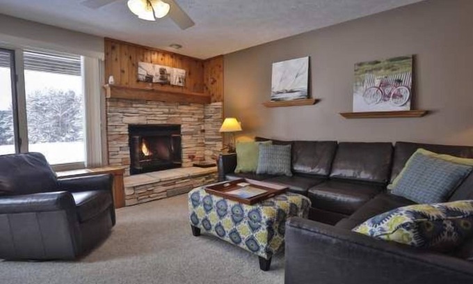 Harbor Springs Condo | One Bedroom, Spacious Trout Creek Condo #55. On-Site Amenities. Close to Nubs Nob with Free Shuttle