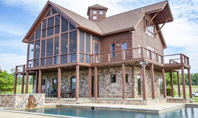 Oakpark Cabin | One Of A Kind Home in VA Wine Country on 50 acres