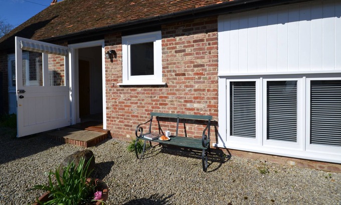 Chillenden Cottage | One of a pair of tastefully converted stables sleeping 4, is set over 2 floors with a wealth of beam