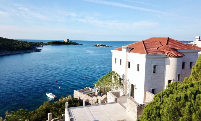 Lustica Villa | One of Montenegro’s premiere villas situated on a prime sea front location.