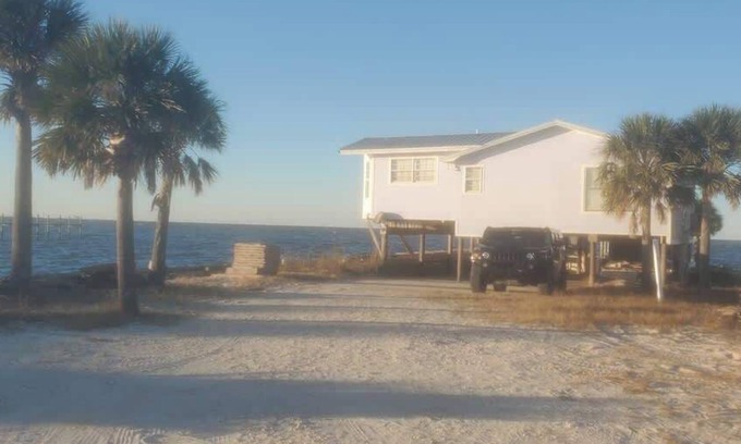 Fort Morgan Cottage | ONLY 20 feet from the Bay/See Dolphins, kayaks,etc