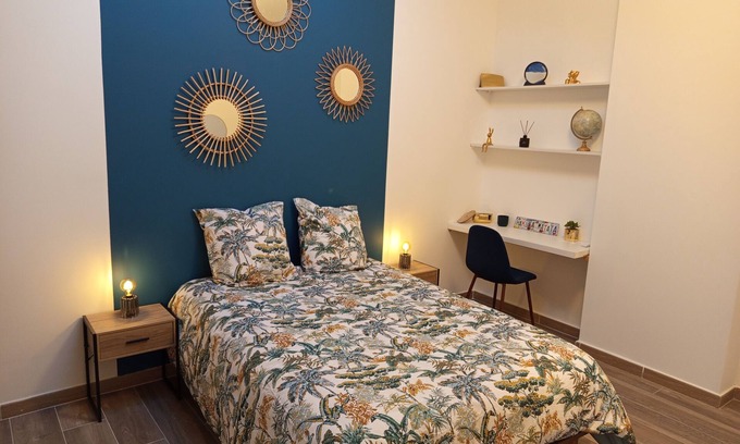 Orange Apartment | Orange antique theater apartment