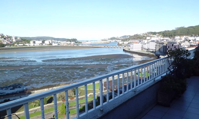 Viveiro Condo | Original Duplex Penthouse with fantastic views of the estuary and the town of Viveiro