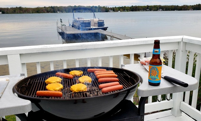 Gaylord House | Otsego Lake Home with Beach, Extra lot, and Plenty of Privacy